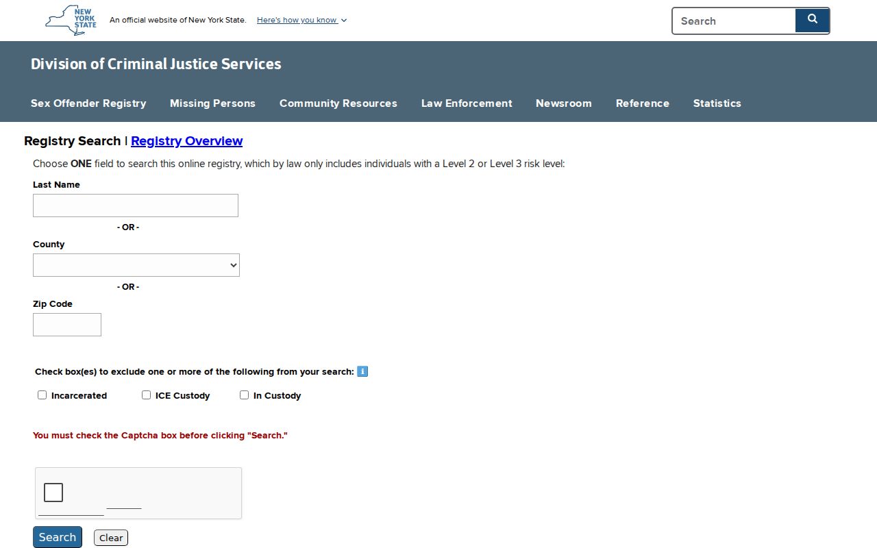 New Rochelle residents directory New York official registry search screen